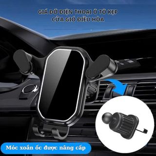 Giá Đỡ Cửa Gió Điều Hoà V01 Không Che Cửa Gió Xoay 360 Độ,Kẹp Điện Thoại Ô Tô Không Chắn