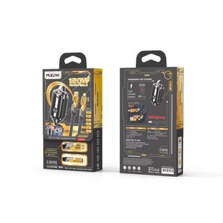 Tẩu Sạc Điện Thoại Trong Ô Tô Siêu Tốc 120W, Tẩu Âm 2 cổng 1 USB Và 1 TypeC - Dây Dù Chống Đứt Mạch Luxury_Autocar