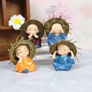 Tượng bộ tứ không đội mũ rơm,tứ tượng đội mũ