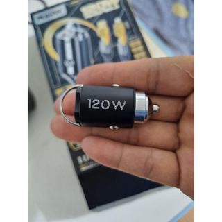 Tẩu Sạc Điện Thoại Trong Ô Tô Siêu Tốc 120W, Tẩu Âm 2 cổng 1 USB Và 1 TypeC - Dây Dù Chống Đứt Mạch Luxury_Autocar