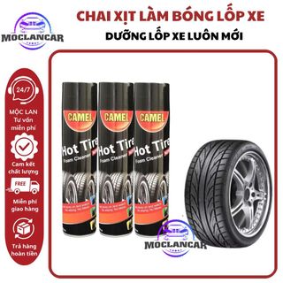 Chai Xịt Bóng Lốp Xe Dưỡng Đen Lốp Xe Chai Xịt Đánh Bóng Làm Sạch Lốp Xe, Bảo Vệ Vỏ Lốp