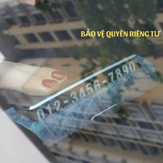 Bảng Ghi Số Điện Thoại YUMCHO Cho Xe Ô Tô Khi Dừng Đỗ Cao Cấp Có Thể Thay Đổi Số khaihuyauto