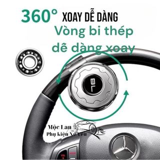 Thiết bị con quay 360 độ trợ lực vô lăng xe hơi ô tô cao cấp dễ dàng thao tác,tay quay trợ lực (có 3 màu)