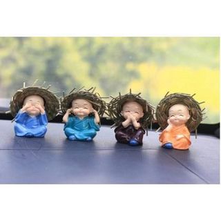 Tượng bộ tứ không đội mũ rơm,tứ tượng đội mũ