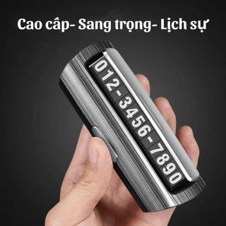 Bảng Ghi Số Điện Thoại YUMCHO Cho Xe Ô Tô Khi Dừng Đỗ Cao Cấp Có Thể Thay Đổi Số khaihuyauto