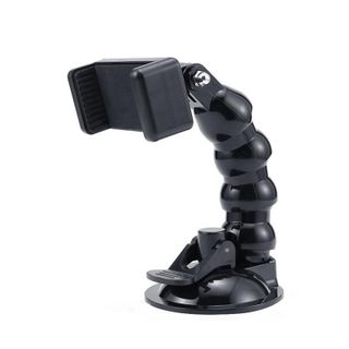 Giá đỡ điện thoại GOPRO hít cửa quay video, xem maps trên ô tô, gắn taplo kính kẹp cực chắc chắn
