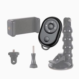 Giá đỡ điện thoại GOPRO hít cửa quay video, xem maps trên ô tô, gắn taplo kính kẹp cực chắc chắn