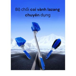 Dụng Cụ Bàn Chải Vệ Sinh Bánh Xe Lazang Màu Xanh Vệ Sinh Bánh Xe Chuyên Nghiệp khaihuyauto