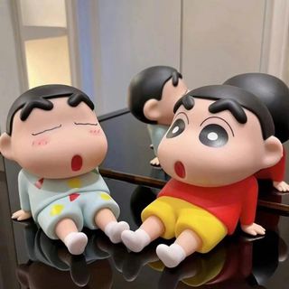 Mô Hình Shin Hoạt Hình Cute – Trang Trí Taplo, Đuôi Xe Ô Tô & Giá Đỡ Điện Thoại Mini
