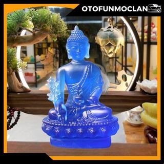 Tượng phật dược sư lưu ly quang vương phong thủy trang trí taplo ô tô nhà cửa mang lại may mắn cho gia chủ Decor Phòng Trang Trí Nhà Phòng Khách Đồng
