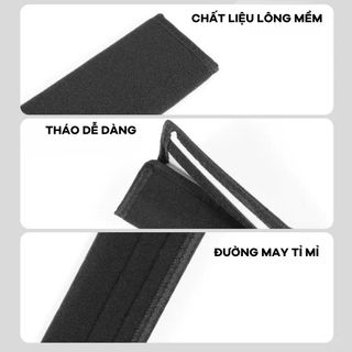 Dây Đai An Toàn In Chữ SPORT, Bọc Đai An Toàn Trên Ô Tô Giảm Đau Vai Khi Lái Xe, Chất Liệu Nhung Mềm