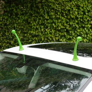 Phụ kiện mầm xanh, sừng đỏ trang trí nóc xe hơi,Dán Trang Trí Nóc ô tô Hình Cây 3D Dễ Thương Chống Va Chạm Nhãn Dán Decal Tem