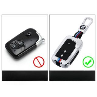 Ốp Khóa Kim Loại Cao Cấp Xe Ô Tô Lexus CT200h GX400 GX460 Dáng Thể Thao Bảo Vệ Chìa Khóa Chịu Va Đập Tốt