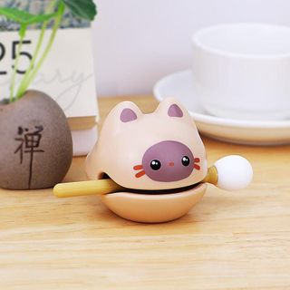 Gõ Mõ Mini Hình Mèo Dễ Thương Mõ Nhựa Tiếng Vang Trang Trí Bàn Làm Việc Để Văn Phòng-Trang Trí ô Tô <> Phòng</> Decor Decor Phòng