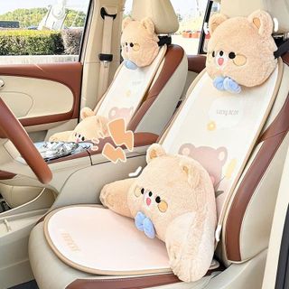(80 mẫu) Bộ Lót Ghế Ô Tô Nhung Lông Thỏ Hoa Trà Cao Cấp Trang Trí Nội Thất Xe Sang Trọng