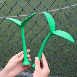 Phụ kiện mầm xanh, sừng đỏ trang trí nóc xe hơi,Dán Trang Trí Nóc ô tô Hình Cây 3D Dễ Thương Chống Va Chạm Nhãn Dán Decal Tem