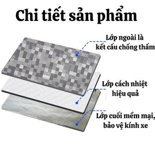 Bạt che nắng kính lái ô tô - Cách nhiệt chống nóng hiệu quả