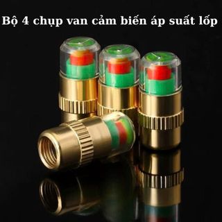(NEW) Nắp Chụp Van Cảm Biến Xe Ô Tô Áp Suất Lốp Theo Dõi Độ Căng Của Lốp Chất Liệu Lõi Đồng Titan