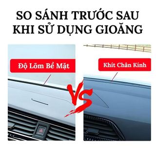1.6 Mét Gioăng Cao Su Chữ T Gắn Chân Kính Chắn Gió - Chống Bụi, Chống Ồn Taplo Ô Tô Mộc Lan Car