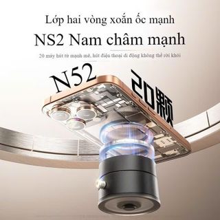 Giá Đỡ Điện Thoại Di Động Từ Tính Chân Không , Xoay 360 Độ Hai Mặt , Có Thể Gập Lại Đa Chức Năng