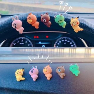 Set Gấu Dâu,Pikachu Gấu Pood,Vịt Trắng, Ếch, Mini Trang Trí Bảng Điều Khiển DVD,Trang Trí Ô Tô Gương