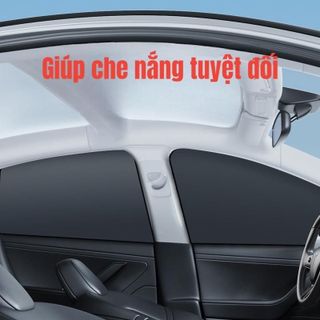 Tấm Che Nắng Cửa Sổ Ô Tô-Rèm Che Nắng Chât Liệu Vải Titan Bạc Chống Nắng Nóng Chống Tia UV Cực Tím
