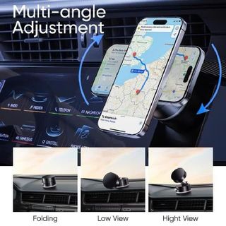 Giá Đỡ Điện Thoại Di Động Từ Tính Chân Không , Xoay 360 Độ Hai Mặt , Có Thể Gập Lại Đa Chức Năng