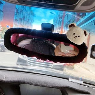 Bộ Phụ Kiện Trang Trí Gương Chiếu Hậu Xe Hơi Hình Nhân Vật Hoạt Hình Dễ Thương