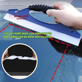 Cây Gạt Nước Mưa, Lau-Rửa Kính Bằng Cao Su Siêu Dẻo Silicon Chuyên Dụng Rửa Kính Đa Năng