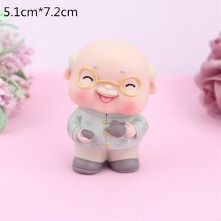 Mô Hình Ông Bà Lão Siêu Dễ Thương, Hàng Đẹp Loại 1 | Dùng Trang Trí Tiểu Cảnh, Quà Tặng, Trang Trí Bàn Làm Việc Decor Phòng Trang Trí Nhà