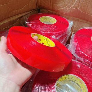 (3cmx30mét)Băng Dính 2 Mặt Trong Suốt Acrylic Foam Tapes – Băng Keo Cường Lực Siêu Chắc Chuyên Dụng Ô Tô Xe Hơi