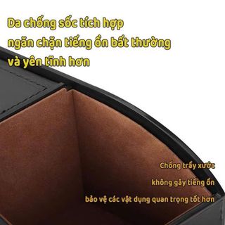 Hộp Đựng Đồ Sau Ghế Ô Tô Lưu Trữ Đồ Đạc Chất Liệu Nhựa ABS Cao Cấp Chống Xốc Chống Xước