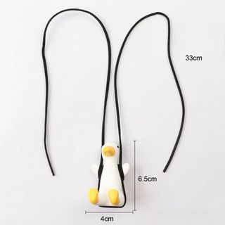 ( BÁN SỈ) Khánh Treo Gương Thú Cưng,vịt Đu dây Đáng Yêu Trang Trí Xe Hơi Treo Gương Chiếu Hậu