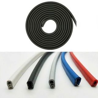 Nẹp Viền Cửa Chữ U Lõi Thép - Gioăng Cao Su Chữ U Chống Rung Chống Ồn Chống Va Đập Cao Cấp 5 Màu