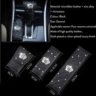 Bọc phanh tay cần số VƯƠNG MIỆN,THIÊN NGA đính đá sang trọng Nội Thất Nội Thất