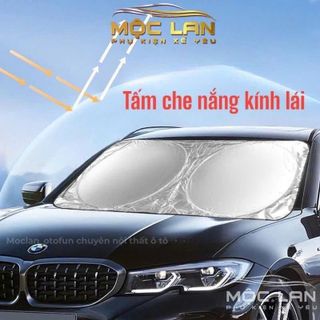 Tấm Che Nắng Kính Lái Bên Trong Gấp Gọn MẪU MỚI  Thông Minh Chống Nắng Tia Cực Tím UV