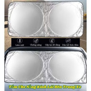 Tấm Che Nắng Kính Lái Bên Trong Gấp Gọn MẪU MỚI  Thông Minh Chống Nắng Tia Cực Tím UV