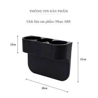 Hộp Để Chai Nước, Cốc, Điện Thoại Tiện Dụng Cho Xe Điện VINFAST VF5 Và Nhiều Dòng Xe Khác Mộc Lan Car
