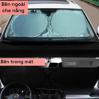 Tấm Che Nắng Kính Lái Bên Trong Gấp Gọn MẪU MỚI  Thông Minh Chống Nắng Tia Cực Tím UV