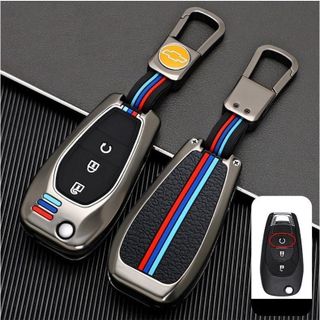 Ốp Bảo Vệ Chìa Khóa Xe Chevrolet Cruze- Captiva - Colorado - Hợp Kim Cao Cấp Dáng Thể Thao Khải Huy Yêu Xe