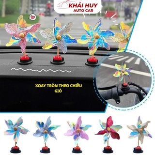 Bộ Mô Hình Chong Chóng Cute, Trang Trí Xe Máy, Nội Thất Ô Tô , Mũ Bảo Hiểm , Bàn Học Kèm Miếng Dán Chống Trượt