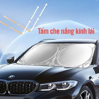 Tấm Che Nắng Kính Lái Bên Trong Gấp Gọn MẪU MỚI Thông Minh Chống Nắng Tia Cực Tím UV