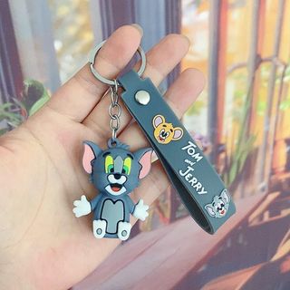 Móc Khóa ô tô xe máy Minion ,Tom,JerryNgịch Ngợm Đáng Yêu Nhiều Mẫu Dễ Thương Phụ Kiện Túi Xách, Balo, Cặp Xách Cute