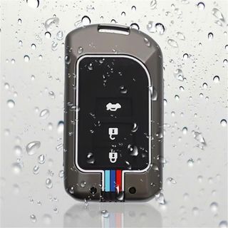 Ốp Khóa Kim Loại Dành Cho Xe Toyota Cross Vios Innova Altis Camry 3 Nút, 4 Nút - Raiz Veloz - Rush Wigo Và Fortuner