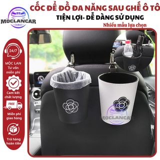 Cốc Đựng Đồ Sau Ghế - Thùng Rác Treo Sau Ghế Xe Hơi Họa Tiết Xinh Xắn Dễ Thương-Mộc Lan Car