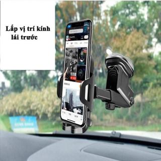 Giá Đỡ Điện Thoại Rundong Trên Ô Tô,Kẹp Điện Thoại Trên Taplo Ô Tô , Cửa Gió Cao Cấp Xoay 360