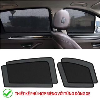 Rèm Che Nắng Theo Xe Vinfast VF7 - Bộ 4 Tấm Dính Nam Châm Vinfast Che Dày, Chuẩn Form, Che Nắng Tốt