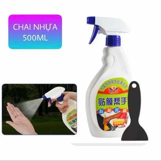 Chai Xịt Tẩy Keo Film Đa Năng 500ML – Tẩy Keo Dán Kính Ô Tô, Decal, Không Để Lại Vết, Không Ăn Mòn