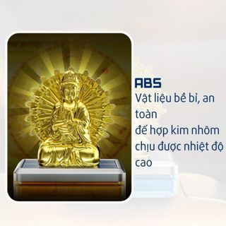 Máy Khuếch Tán Tinh Dầu Xe Hơi CARLOX Kiêm Tượng Phật Quan Thế Âm Nghìn Tay Xoay 360 Độ Bằng Năng Lượng Mặt Trời khaihuy