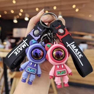Móc khoá phi hành gia, móc khóa silicon ,móc khoá ô tô xe máy túi sách Women Nữ Móc Chìa Khoá Móc Khoá